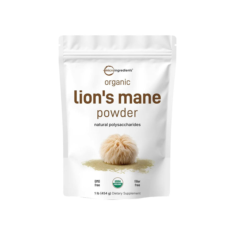 Micro Ingredients Organic Lion’s Mane Powder – 16 oz
